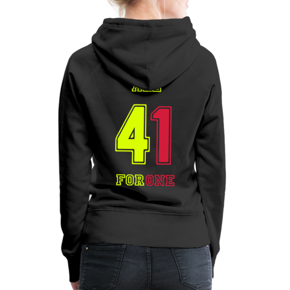 ALL FOR ONE TriColor Edition Hoodie Women - Schwarz