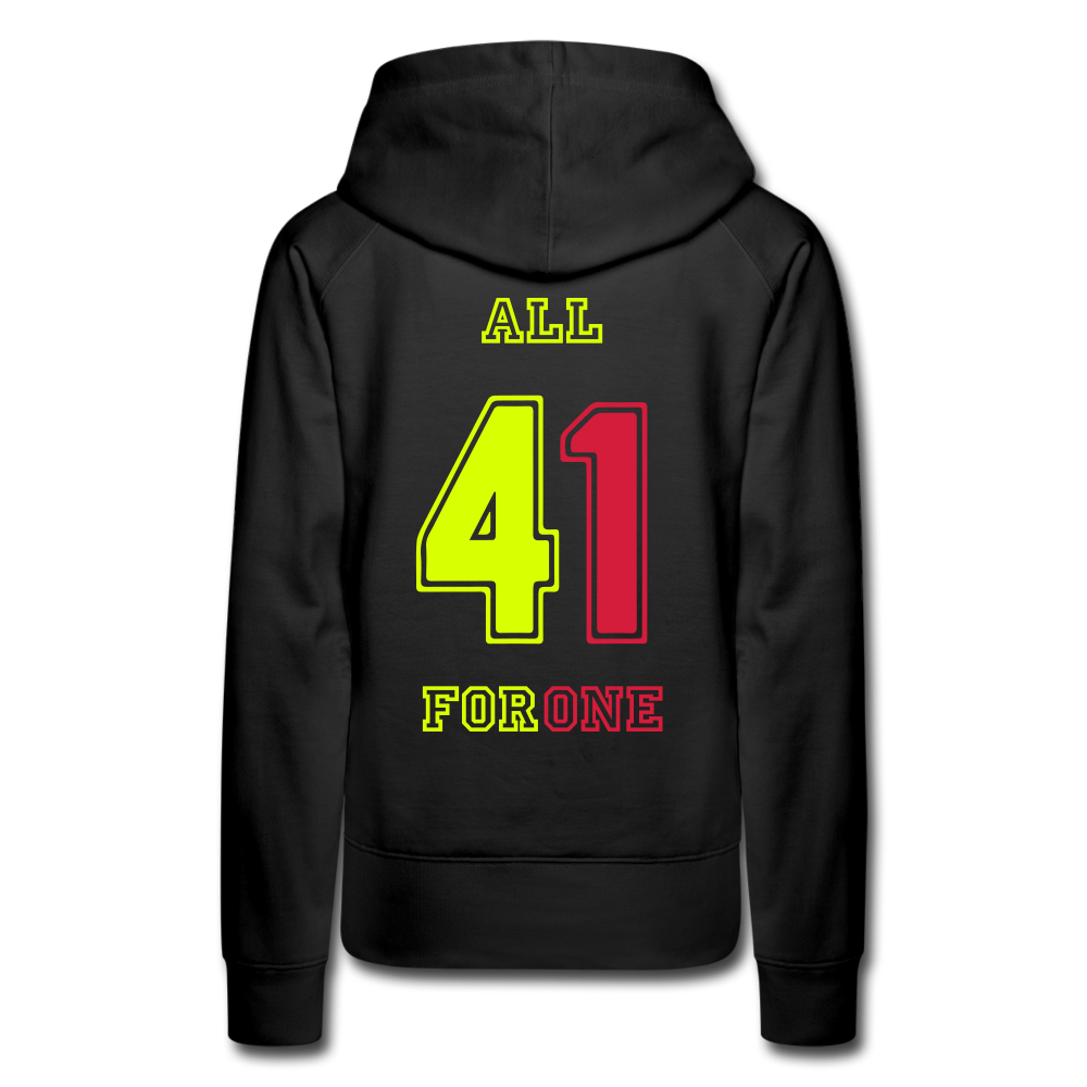 ALL FOR ONE TriColor Edition Hoodie Women - Schwarz