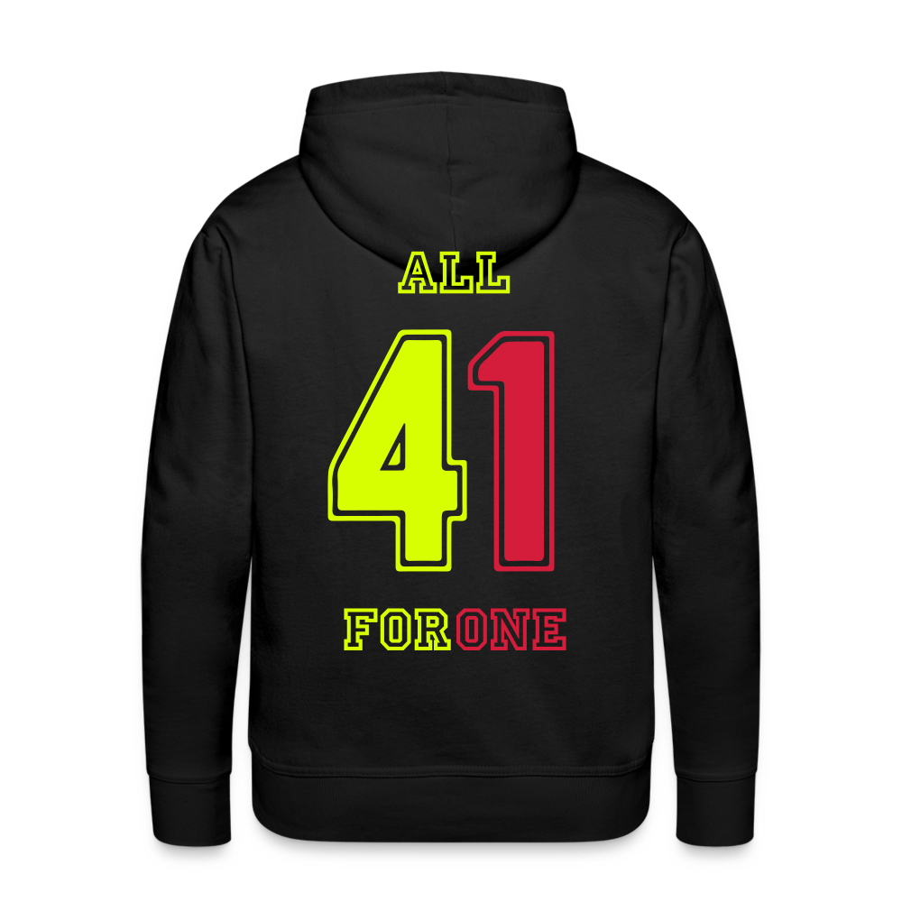 ALL FOR ONE TriColor Edition Hoodie Men - Schwarz