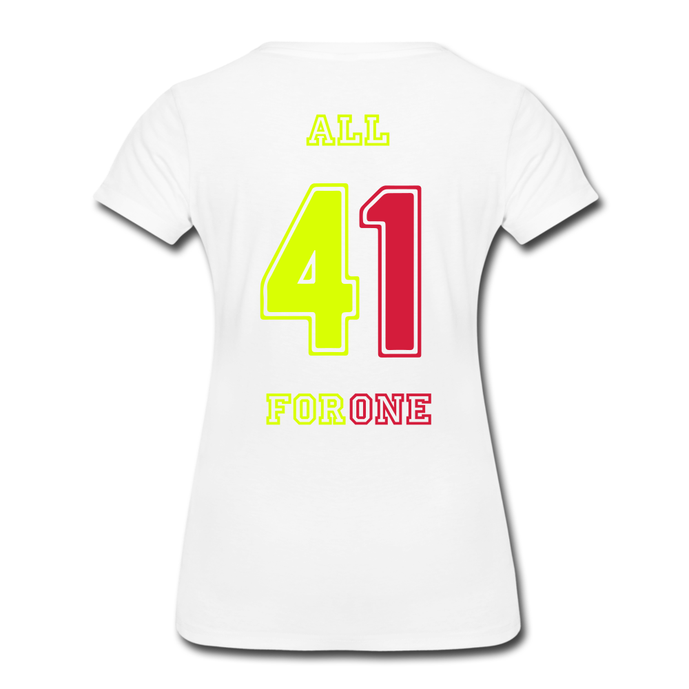 ALL FOR ONE TriColor Edition T-Shirt Women - Weiß