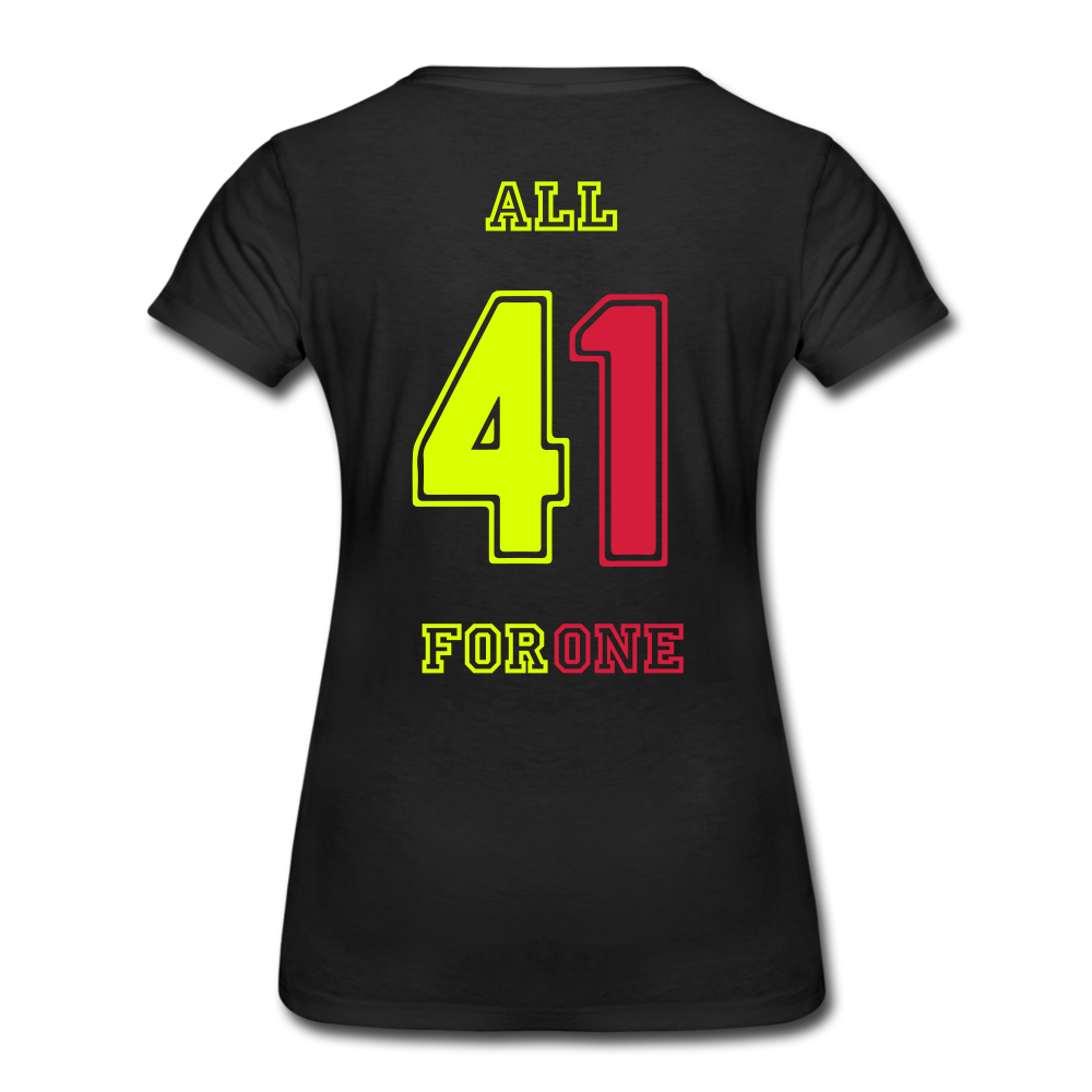 ALL FOR ONE TriColor Edition T-Shirt Women - Schwarz