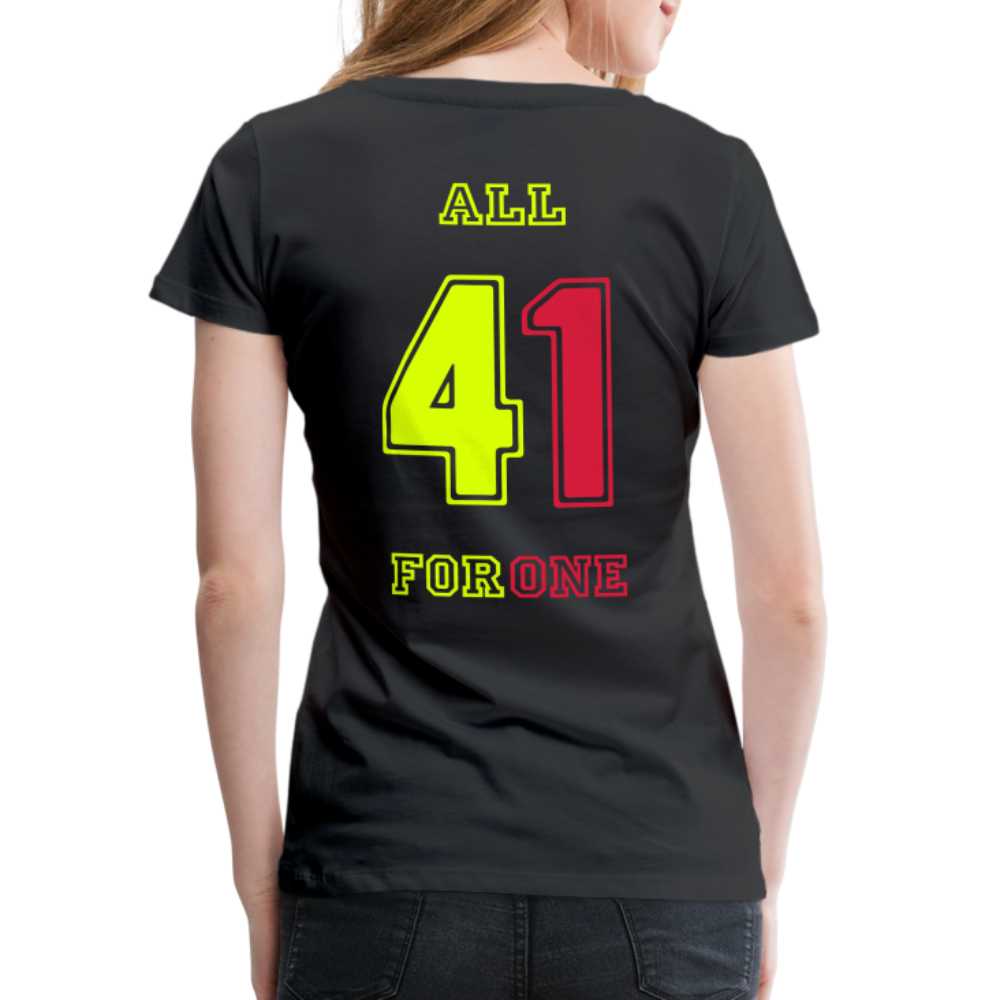 ALL FOR ONE TriColor Edition T-Shirt Women - Schwarz