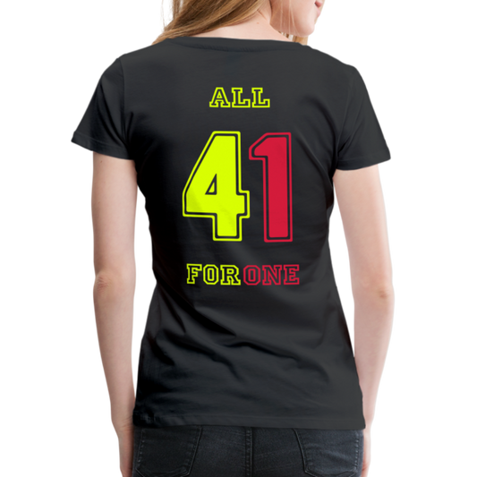 ALL FOR ONE TriColor Edition T-Shirt Women - Schwarz