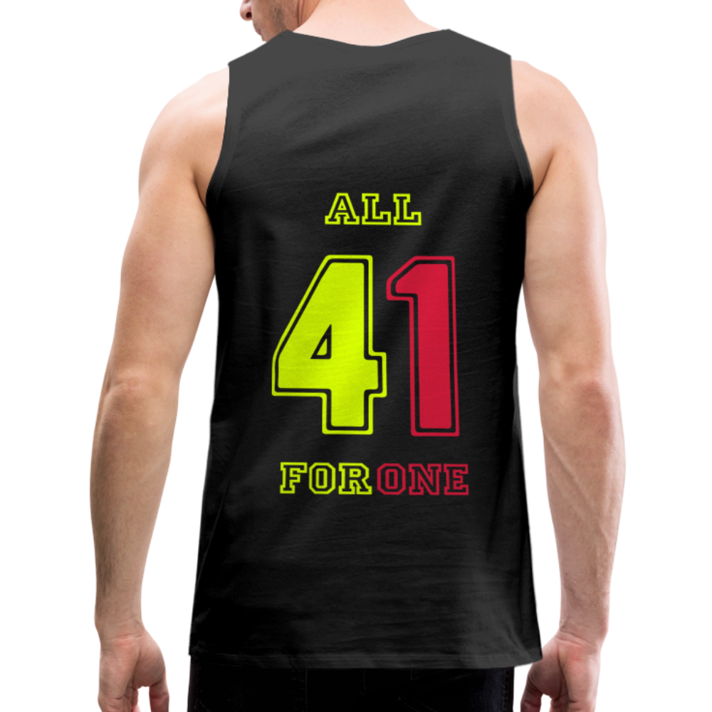 ALL FOR ONE TriColor Edition Tank Top Men - Schwarz