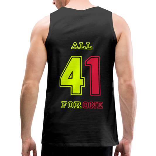 ALL FOR ONE TriColor Edition Tank Top Men - Schwarz