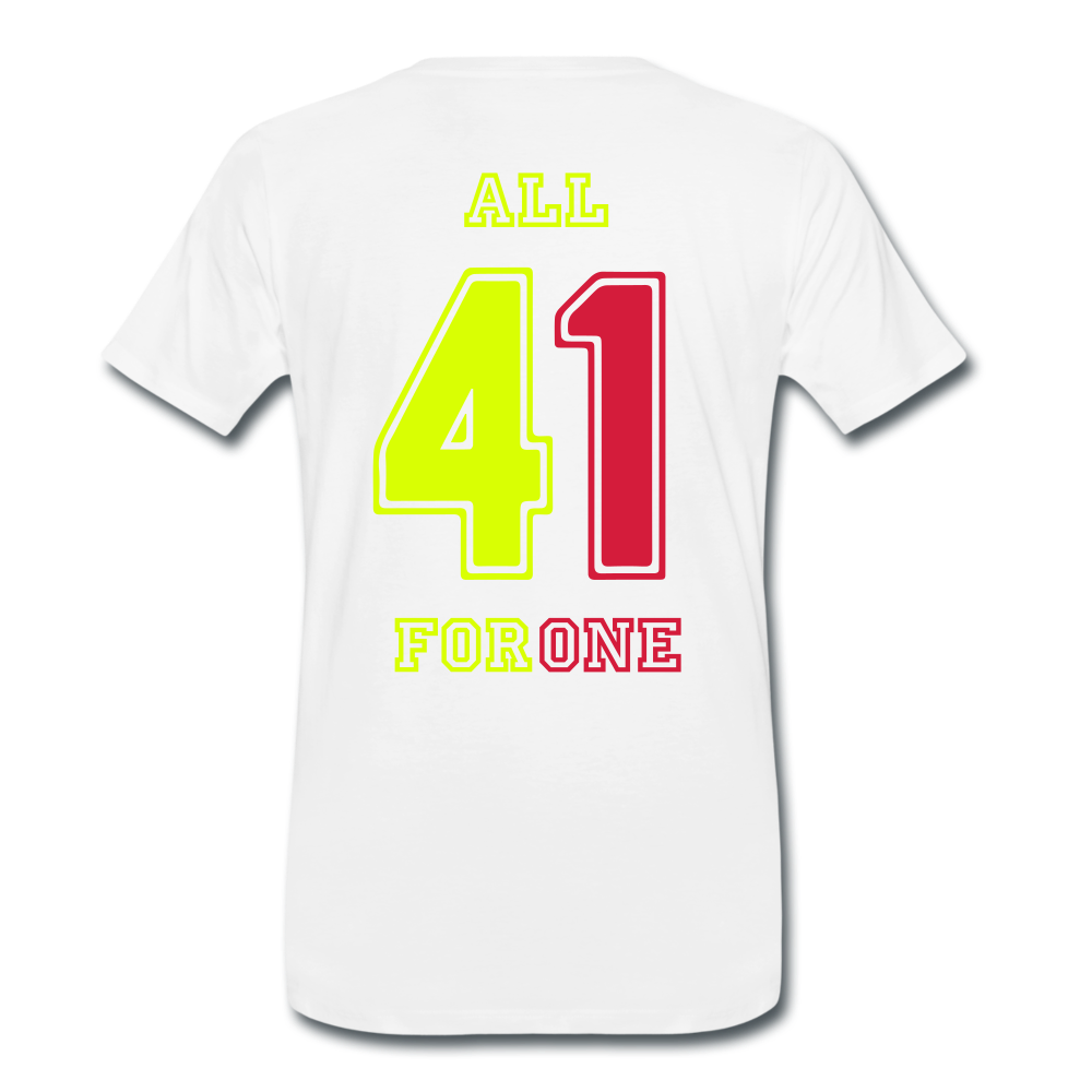 ALL FOR ONE TriColor Edition T-Shirt Men - Weiß