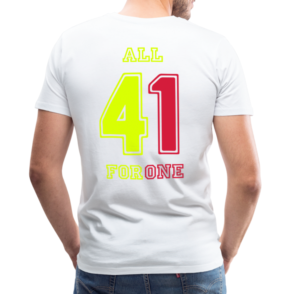 ALL FOR ONE TriColor Edition T-Shirt Men - Weiß