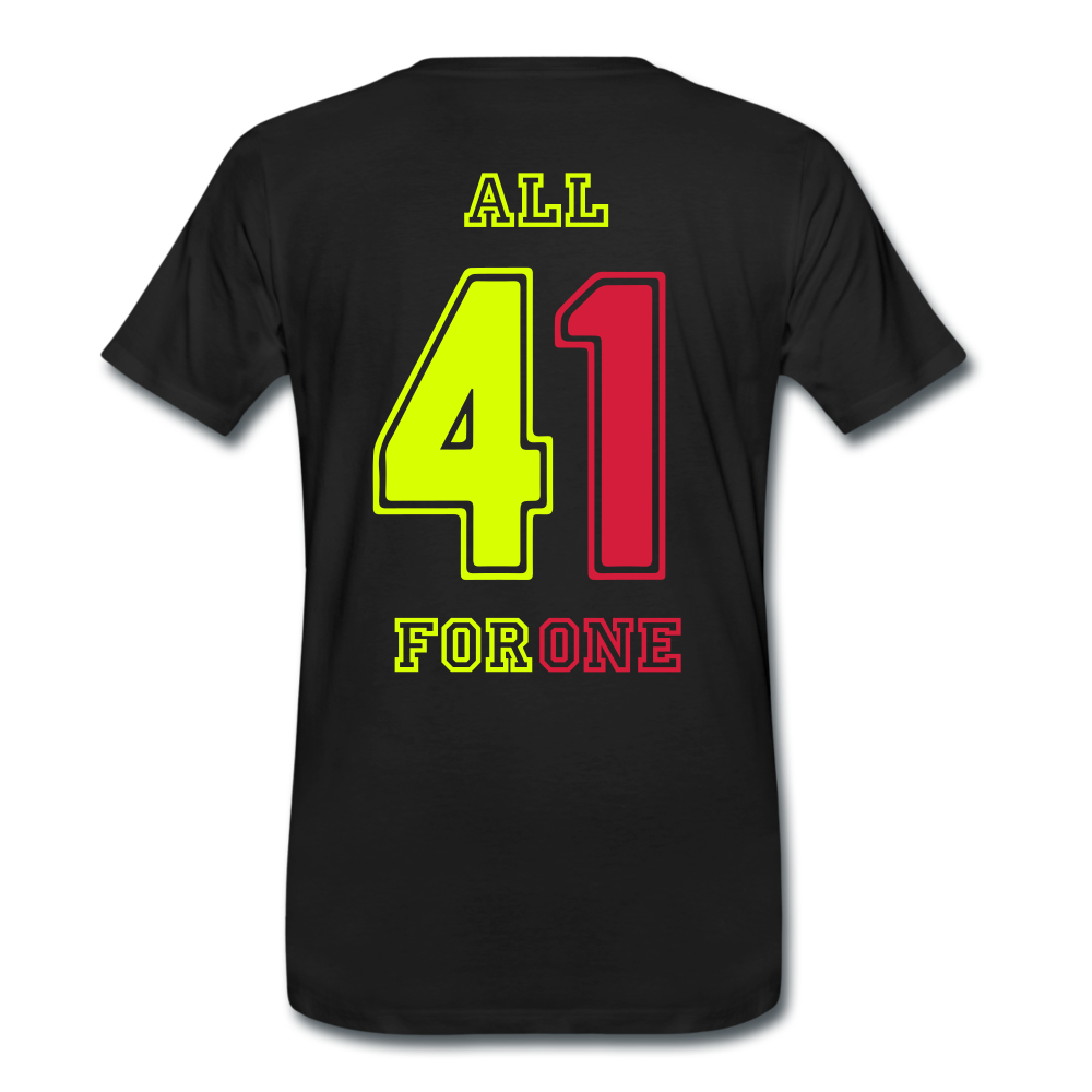 ALL FOR ONE TriColor Edition T-Shirt Men - Schwarz