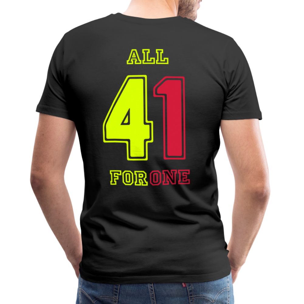 ALL FOR ONE TriColor Edition T-Shirt Men - Schwarz