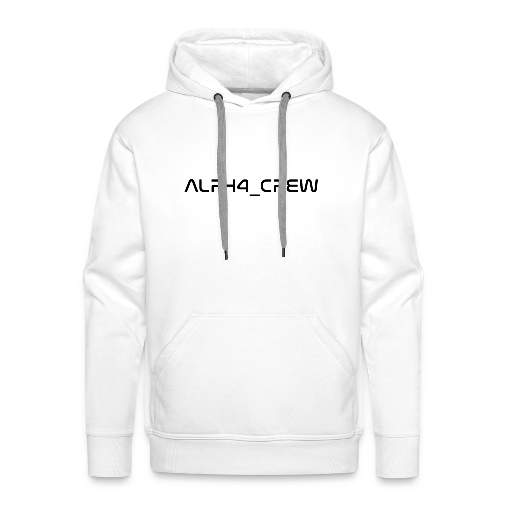 ALL FOR ONE Classic Edition White&Black Hoodie Men - Weiß