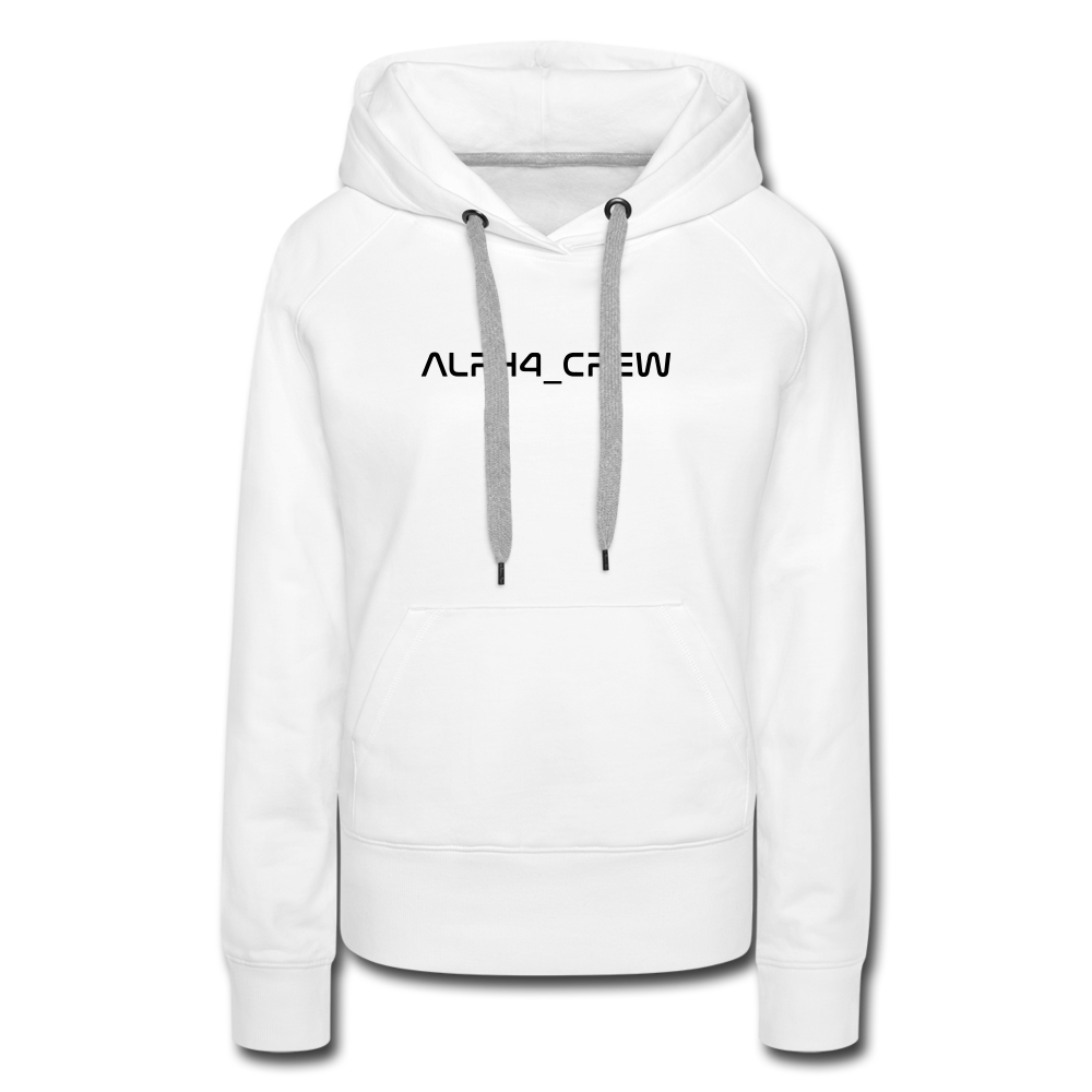 ALL FOR ONE Classic Edition White&Black Hoodie Women - Weiß