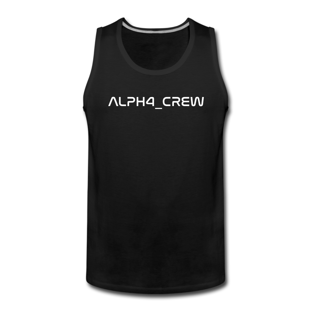 ALL FOR ONE Classic Edition Black&White Tank Top Men - Schwarz