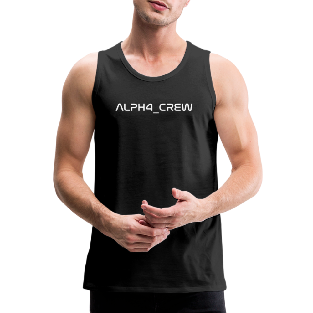 ALL FOR ONE Classic Edition Black&White Tank Top Men - Schwarz