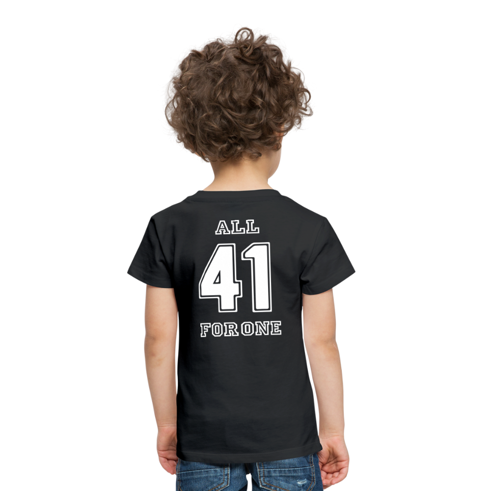 ALL FOR ONE Classic Edition Black&White T-Shirt Kids - Schwarz