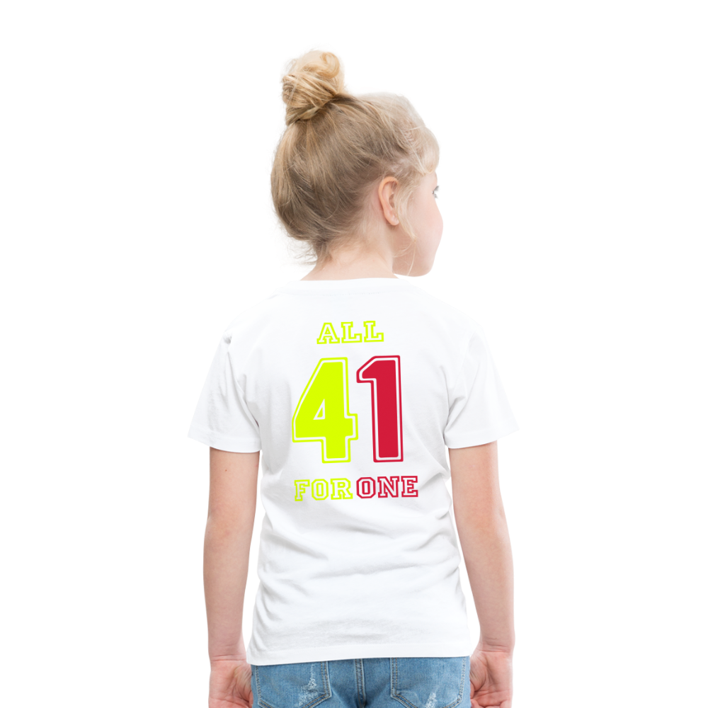 ALL FOR ONE TriColor Edition T-Shirt Kids - Weiß