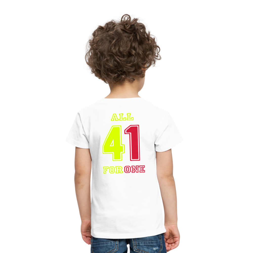 ALL FOR ONE TriColor Edition T-Shirt Kids - Weiß