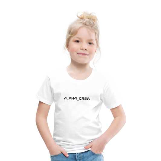 ALL FOR ONE Classic Edition White&Black T-Shirt Kids - Weiß