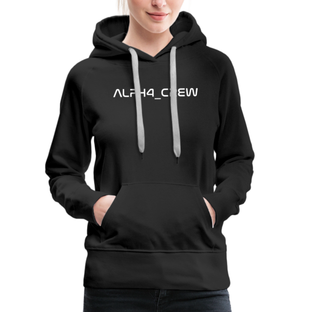 ALL FOR ONE Classic Edition Black&White Hoodie Woen - Schwarz