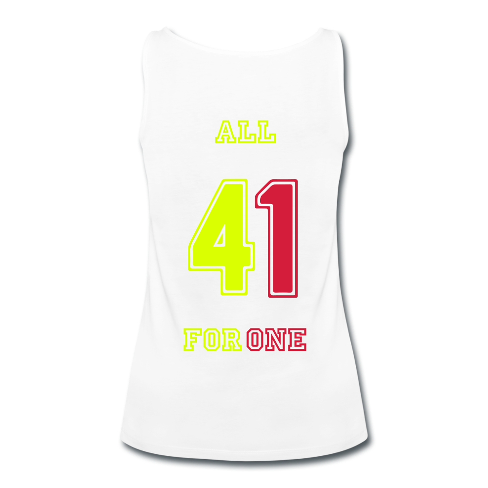 ALL FOR ONE TriColor Edition Tank Top Women - Weiß