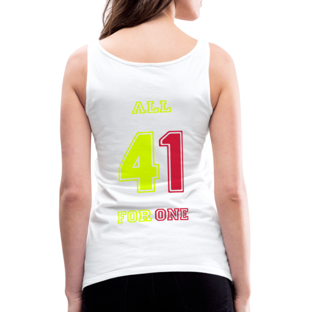 ALL FOR ONE TriColor Edition Tank Top Women - Weiß