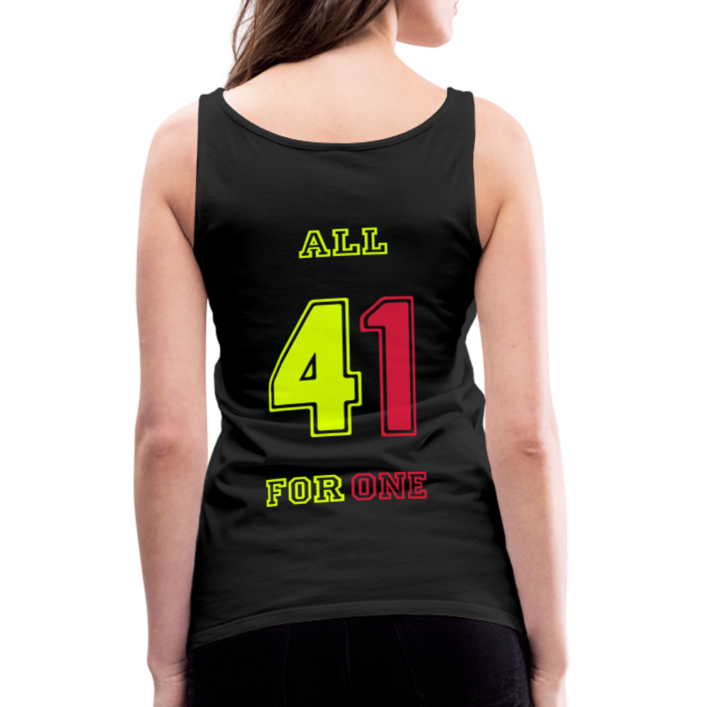 ALL FOR ONE TriColor Edition Tank Top Women - Schwarz