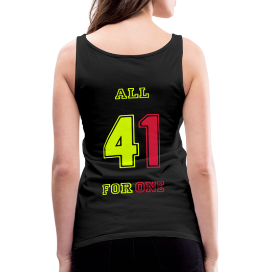 ALL FOR ONE TriColor Edition Tank Top Women - Schwarz