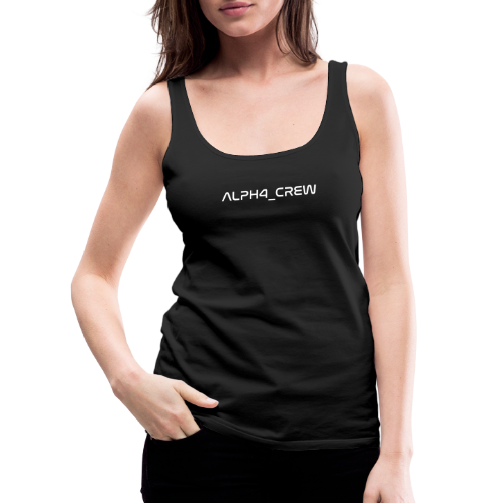 ALL FOR ONE Classic Edition Black&White Tank Top Women - Schwarz