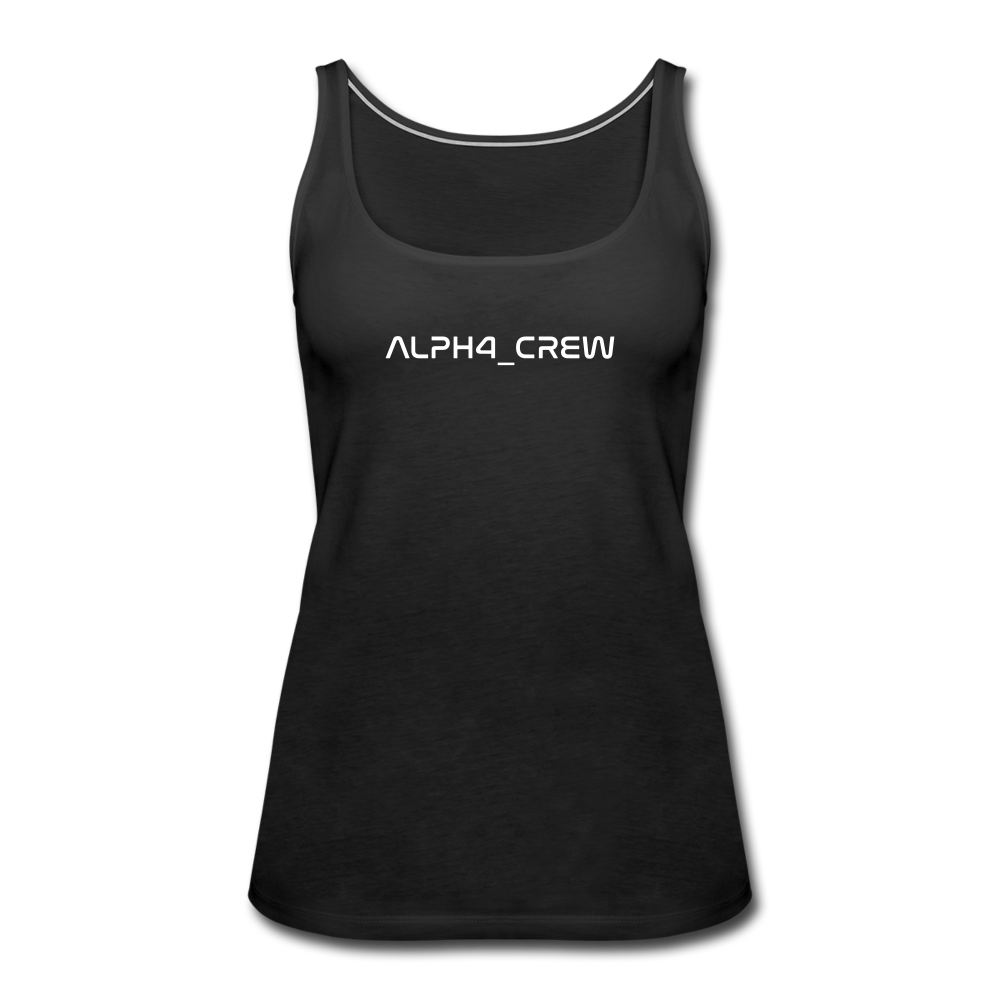 ALL FOR ONE Classic Edition Black&White Tank Top Women - Schwarz